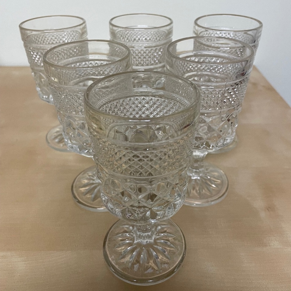 Anchor Hocking Wexford Claret Wine Glasses